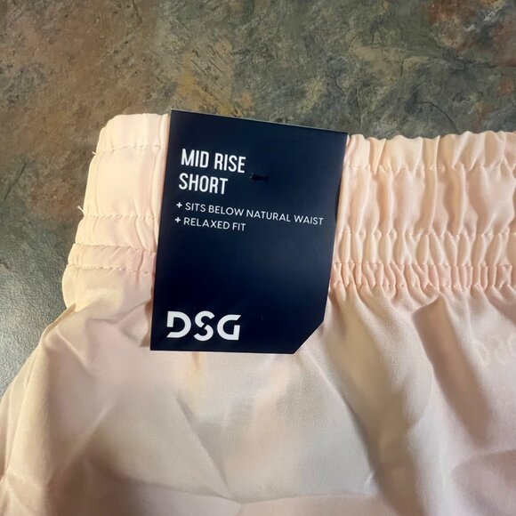 DSG Girls Light Pink Mid Rise Athletic Shorts, 2XS‎ - Picture 5 of 9